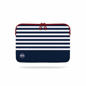 Port LA Mariniere Memory Foam 15.6" Navy Sleeve - Image 1