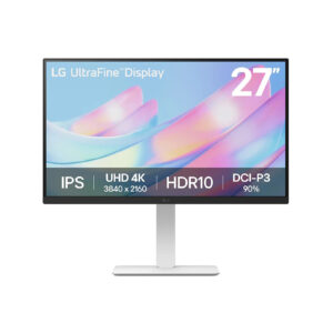 LG UltraFine 27" IPS 4K UHD White Monitor - Image 1