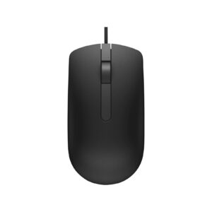 Dell MS116 Black Ambidextrous USB Mouse - Image 1