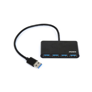 Port USB3.0 Black Plug & Play 4-port Hub - Image 1