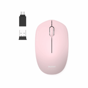Port 2.4GHz Collection II Blush Wireless Mouse - Image 1