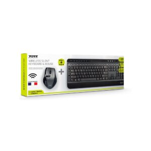 Port Black Wireless Keyboard & Mouse Combo - Image 1