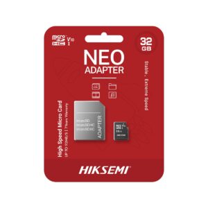 Hiksemi Neo 32GB Consumer Class10 MicroSDHC Card with Adapter - Image 1