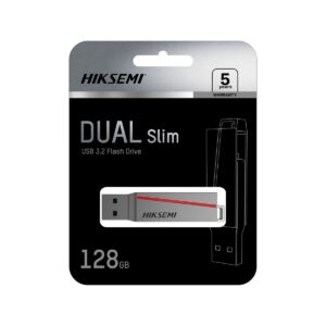 Hiksemi Dual Slim 128GB USB-C Flash Drive - Image 1