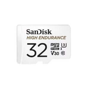 Sandisk High Endurance 32GB Class 3 MicroSDXC Card with Adapter - Image 1