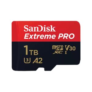 Sandisk Extreme Pro 1TB 4K Video MicroSDXC Card with Adapter - Image 1