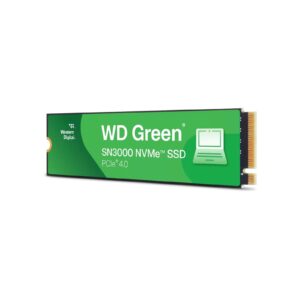 WD Green SN3000 1TB PCIE GEN 4 M.2 3D NAND NVMe Internal SSD - Image 1